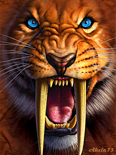 Angry lion background